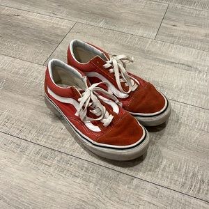 Tobacco Old Skool Vans, size 6 women’s
